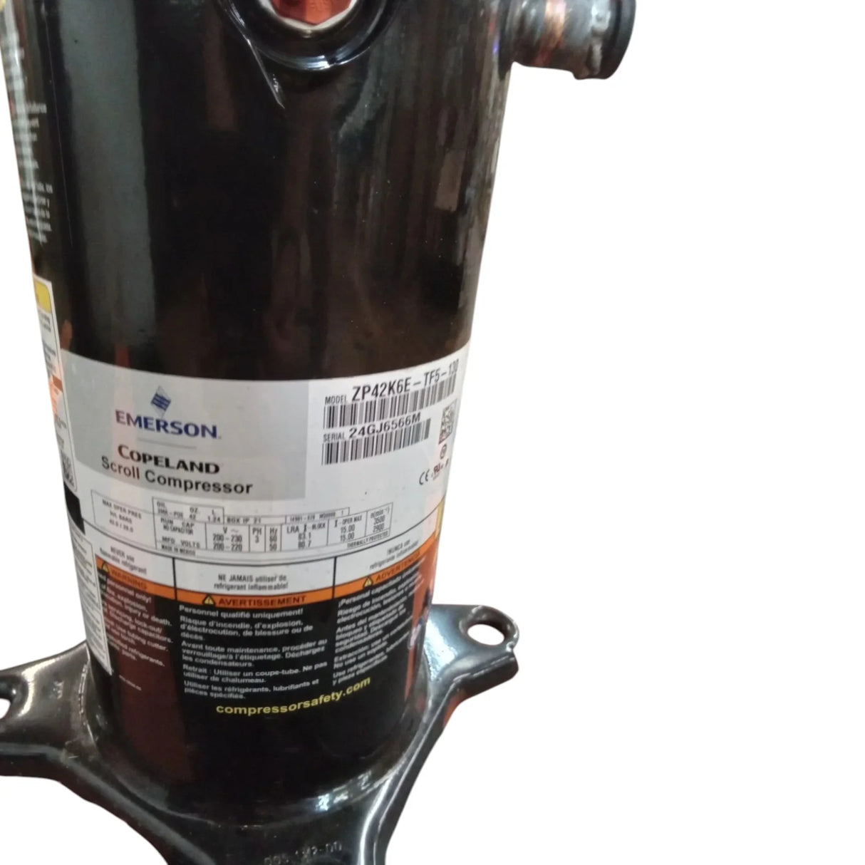 ZP42K6E-TF5-130 Copeland Scroll Compressor - Truck To Trailer