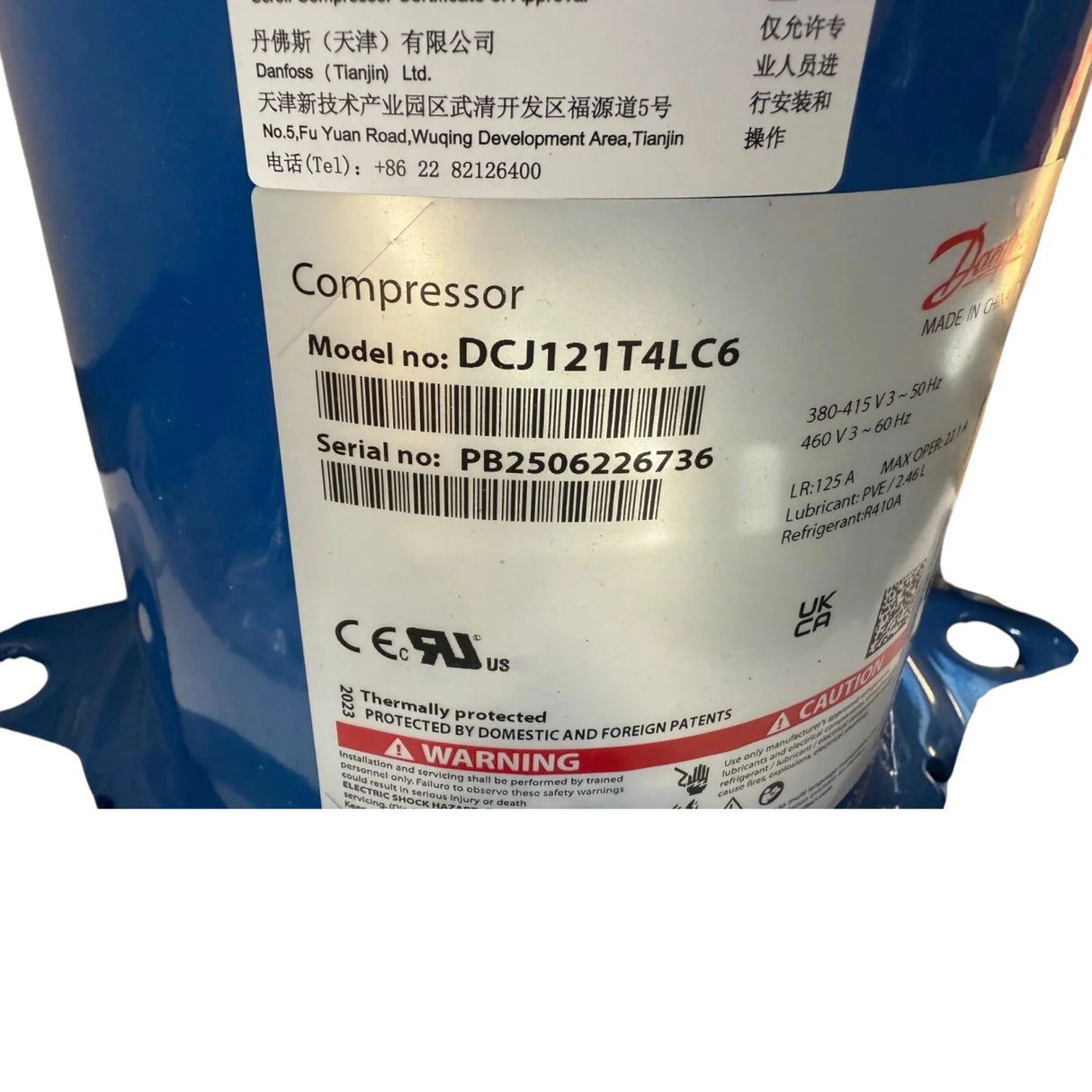 DCJ121T4LC6 Genuine Danfoss Scroll Compressor - Truck To Trailer