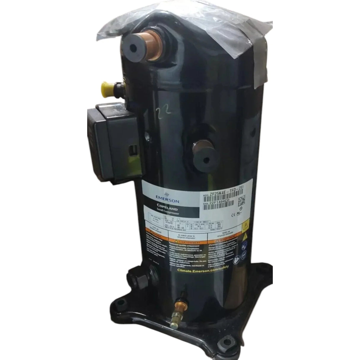 ZF25K4E-TFD-251 Genuine Copeland Scroll Compressor - Truck To Trailer