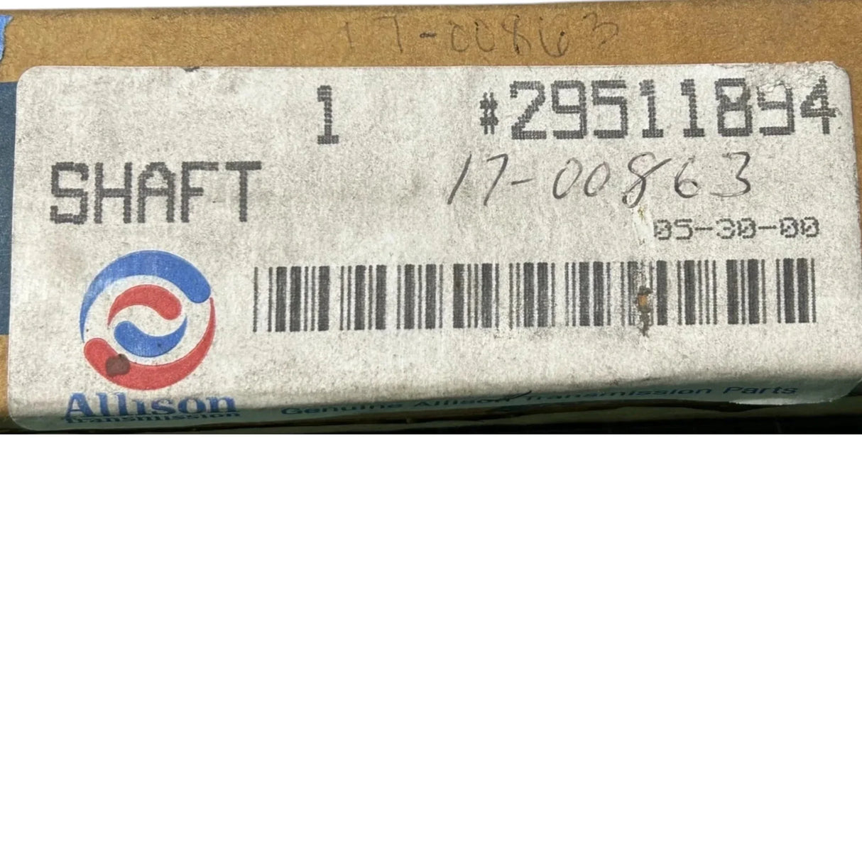 29511894 Genuine Allison Transmission Output Shaft