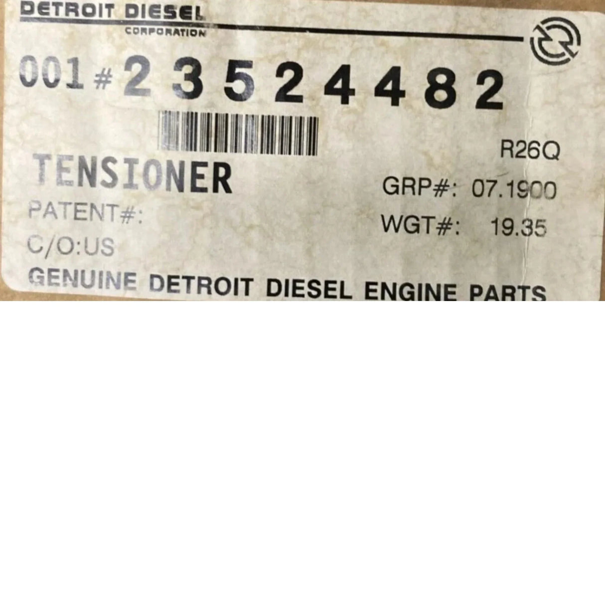 23524482 Genuine Detroit Diesel Accessory Drive Belt Tensioner