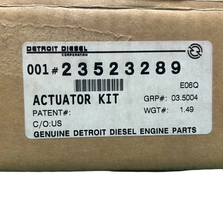 23523289 Genuine Detroit Diesel Turbocharger Actuator Kit