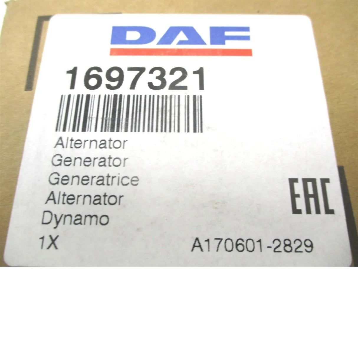 0124555040 DAF Alternator 24V