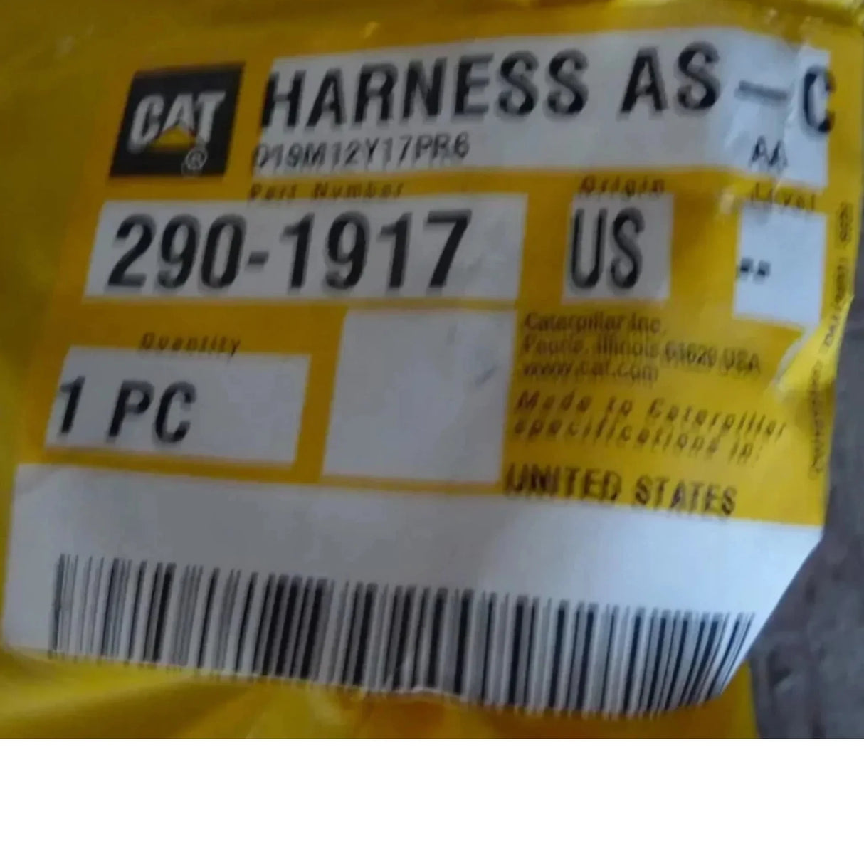 290-1917 Genuine Cat Harness AS-C