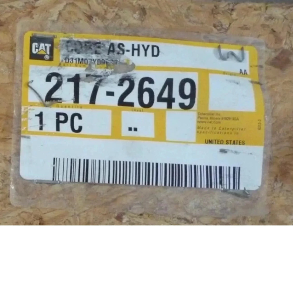 601-0073 Genuine Hydraulic Cat Oil Cooler Core