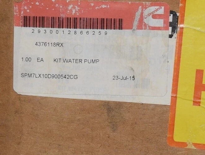 3634033 Genuine Cummins Water Pump