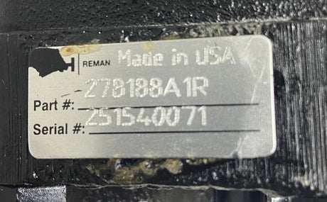 278188A1 Genuine CNHI Hydraulic Motor