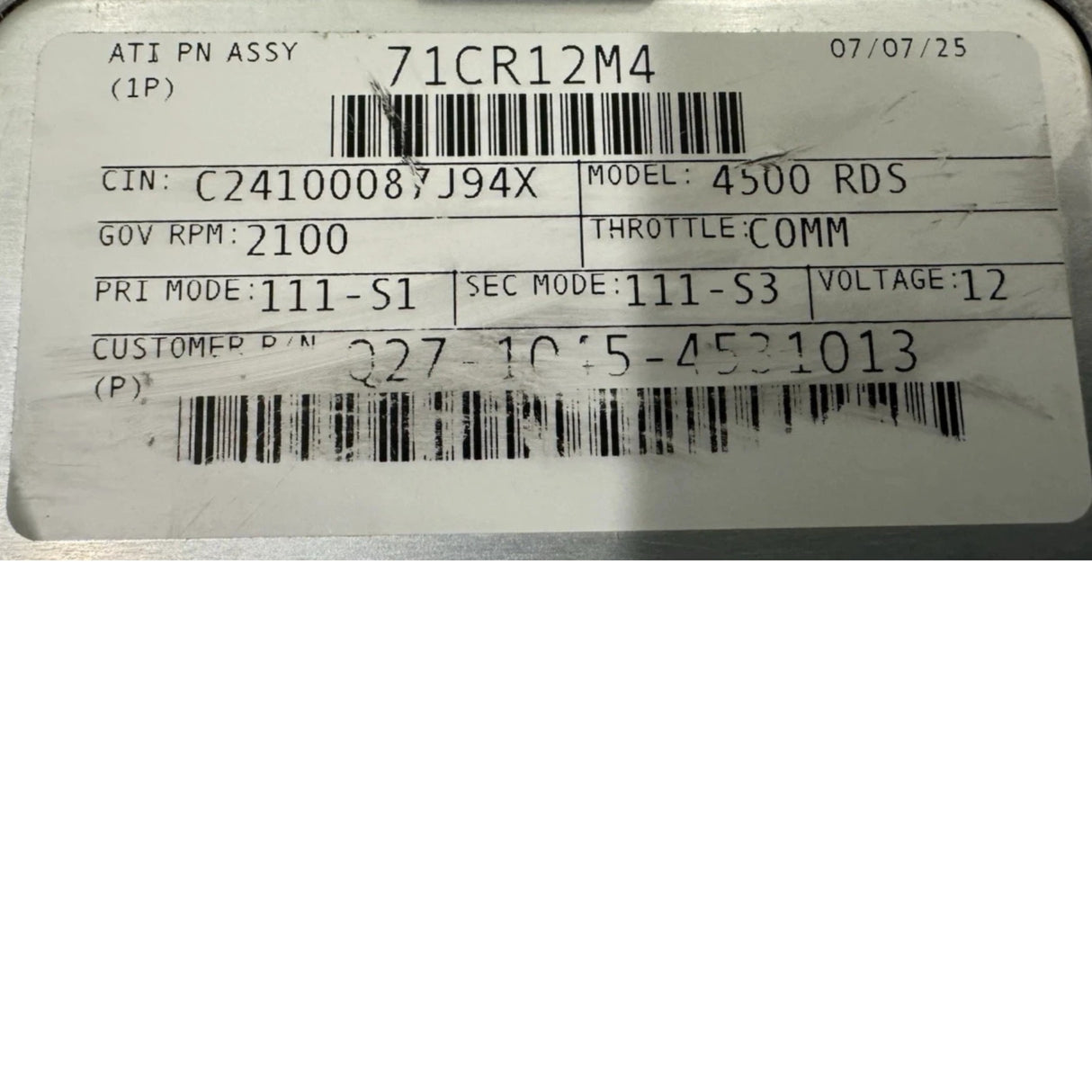 29562546 Genuine Allison TCM Transmission Control Module 12V