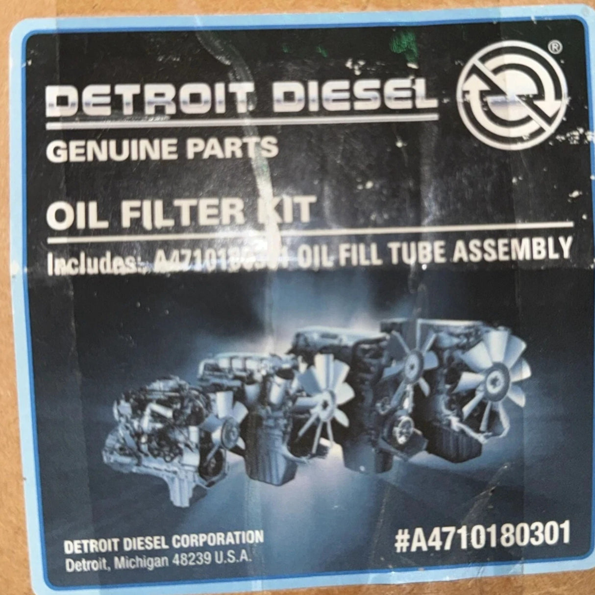 A4710180301 Genuine Detroit Diesel Oil Filler Neck