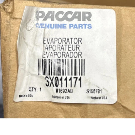 3X011171 Genuine Paccar A/C Air Conditioner Evaporator