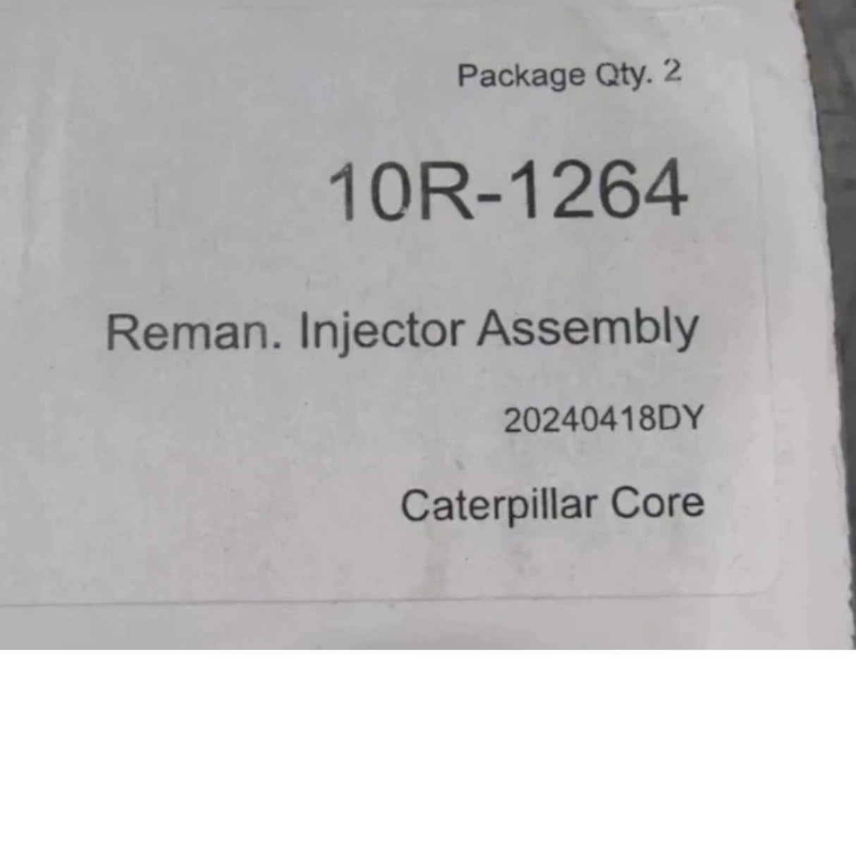10R1264 Genuine Cat Fuel Injector Set Of 2