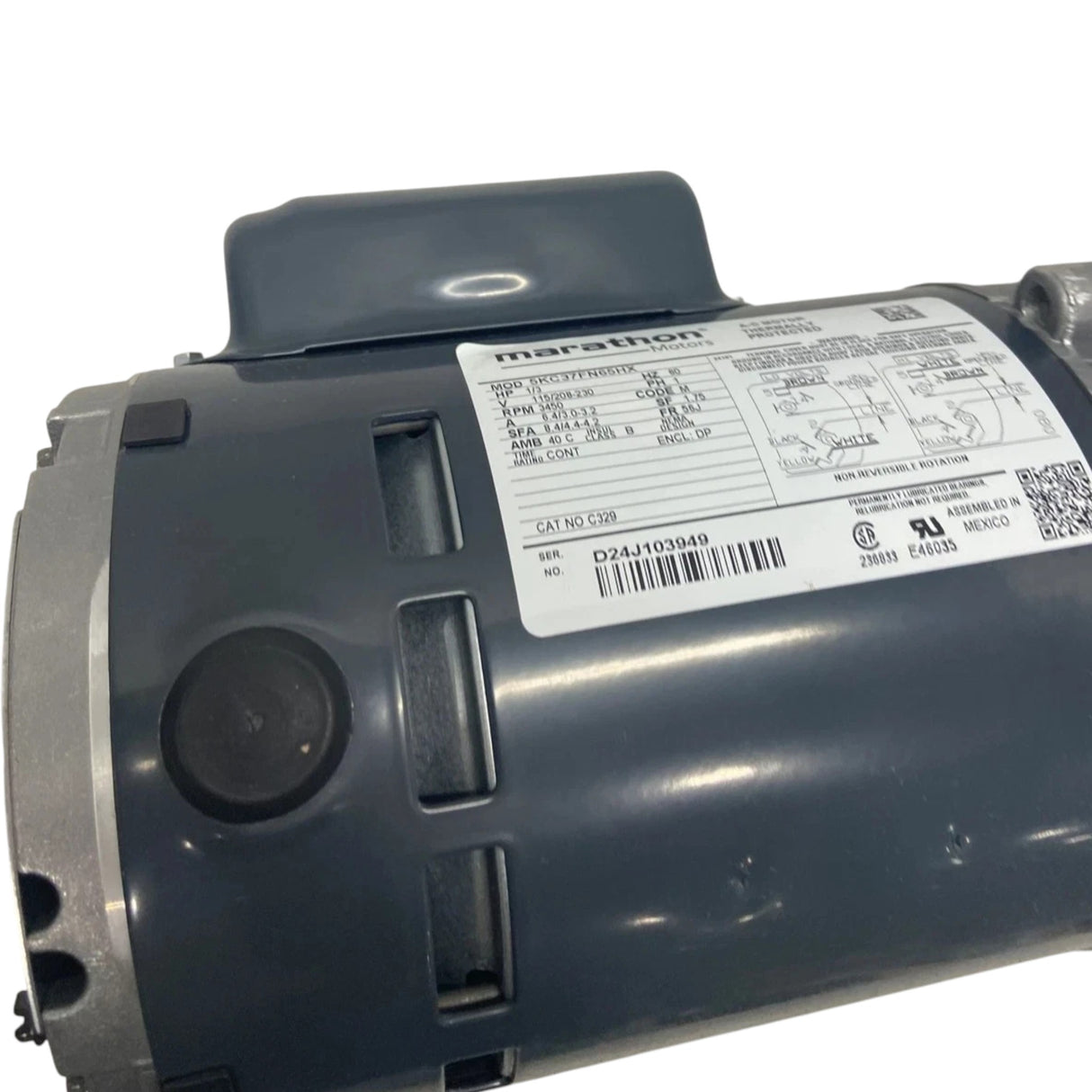 5KC37FN65HX Marathon General Purpose Pump Motor 115/208-230V