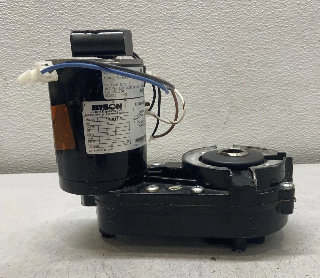 016-562-6153 Bison Offset Parallel Shaft Gearmotor 115V