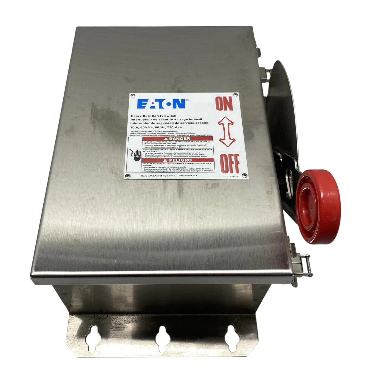 DH361UWKX Genuine Eaton Heavy Duty Non Fusible Safety Switch