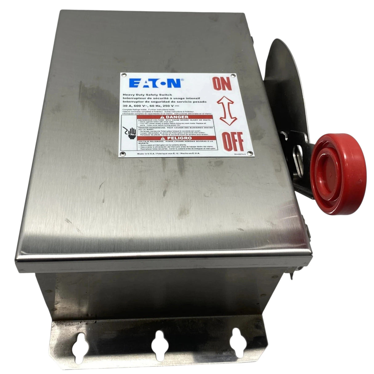 DH361UWKX Genuine Eaton Heavy Duty Non Fusible Safety Switch