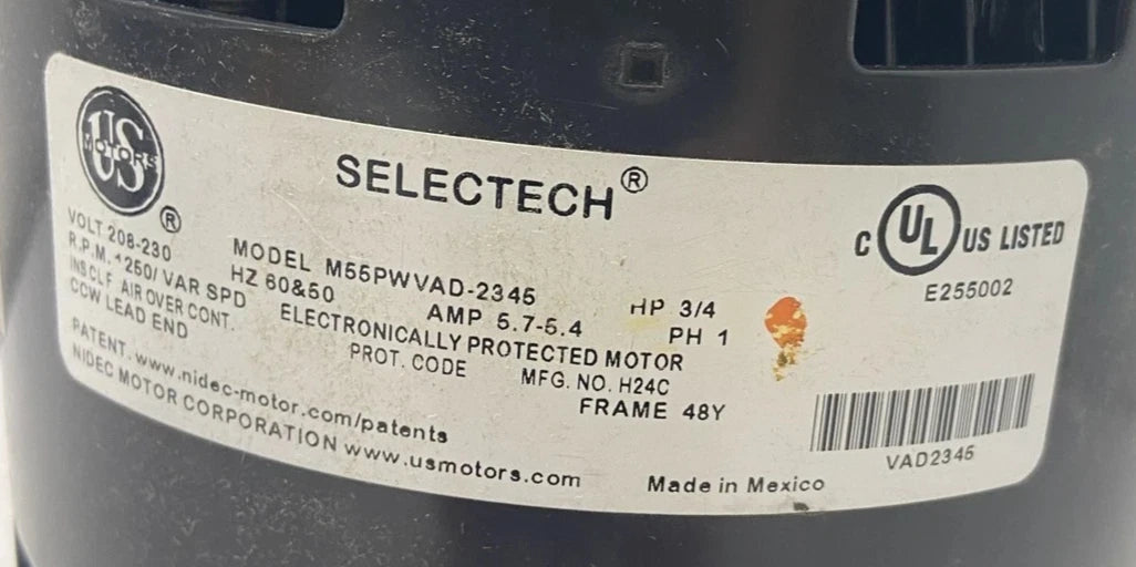 0131M01073S Amana-Goodman Blower Motor 208-230V