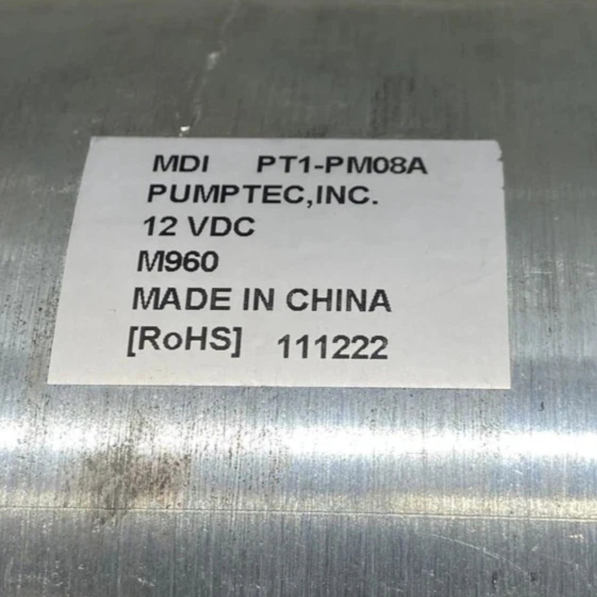 M960 Pumptec Motor 12V