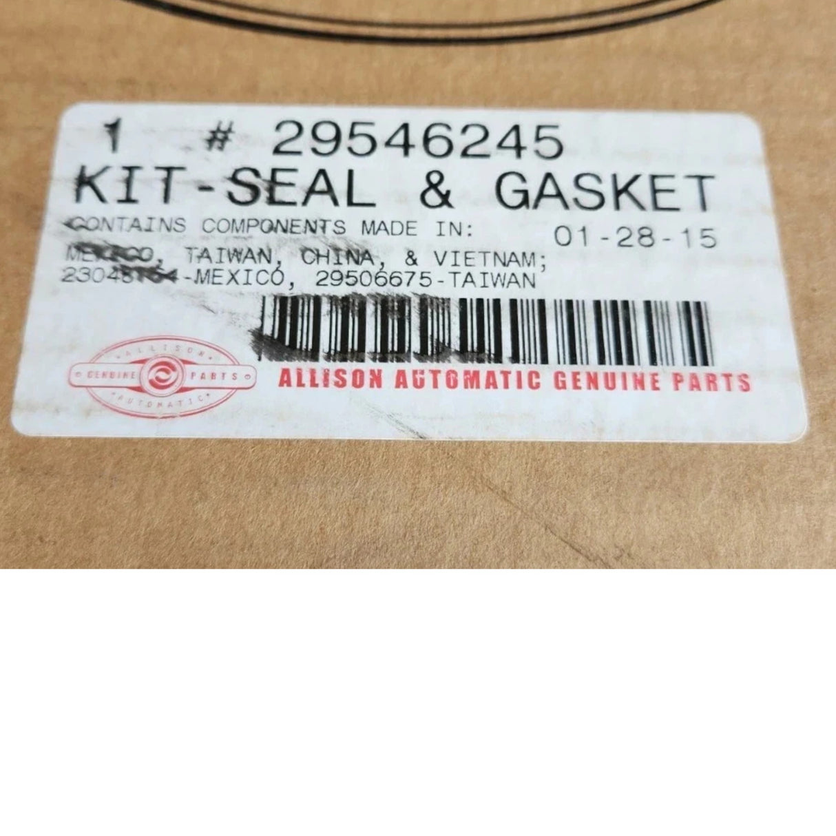 29544786 Genuine Allison Seal Gasket Kit
