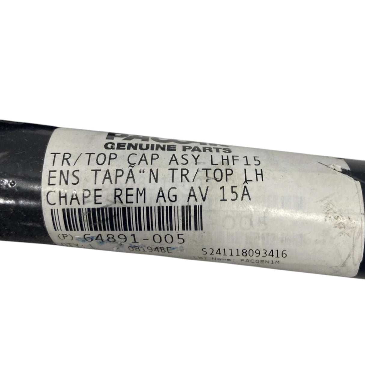 64891005 Genuine Paccar Left Front Axle Torque Rod