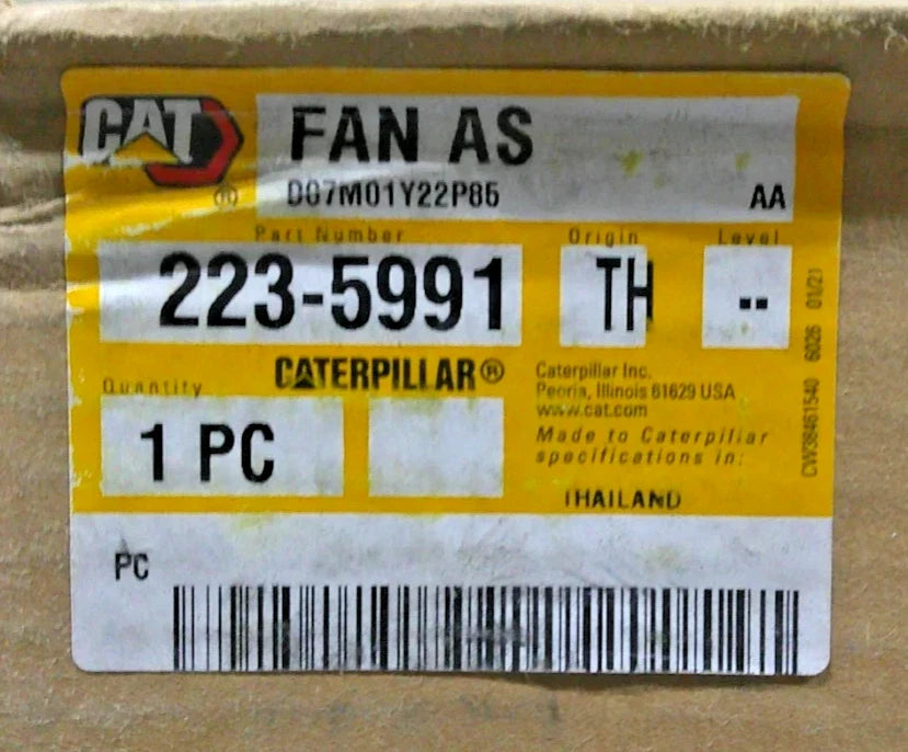 223-5991 Genuine CAT Refrigerant Condenser Fan