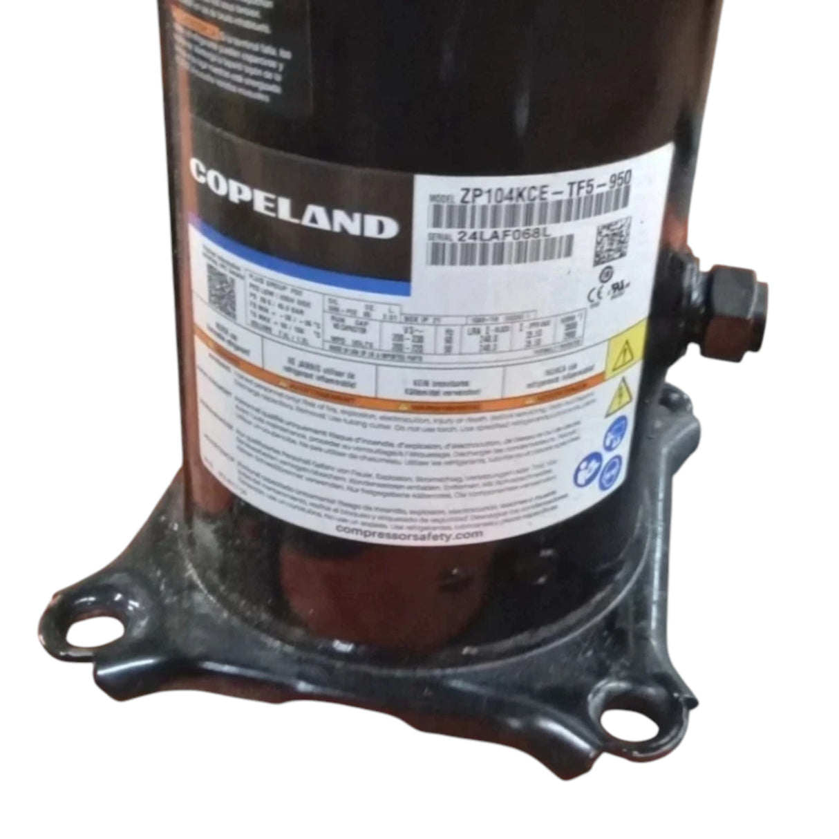 ZP104KCE-TF5-950 Copeland Scroll Compressor 200-230V