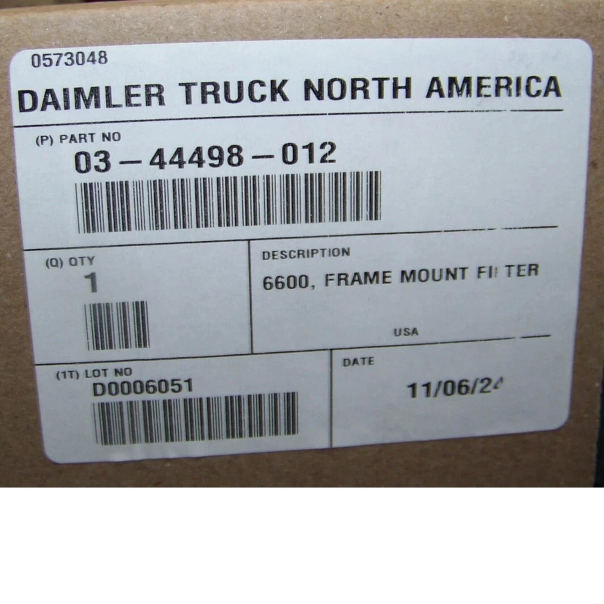 03 44498 012 Genuine Detroit Diesel Fuel Water Separator