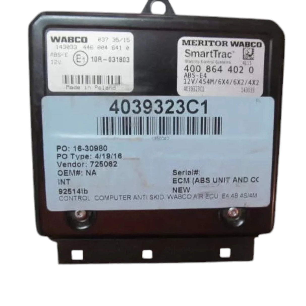 4460046410 Genuine Wabco ABS ECU Brake Control Module - Truck To Trailer