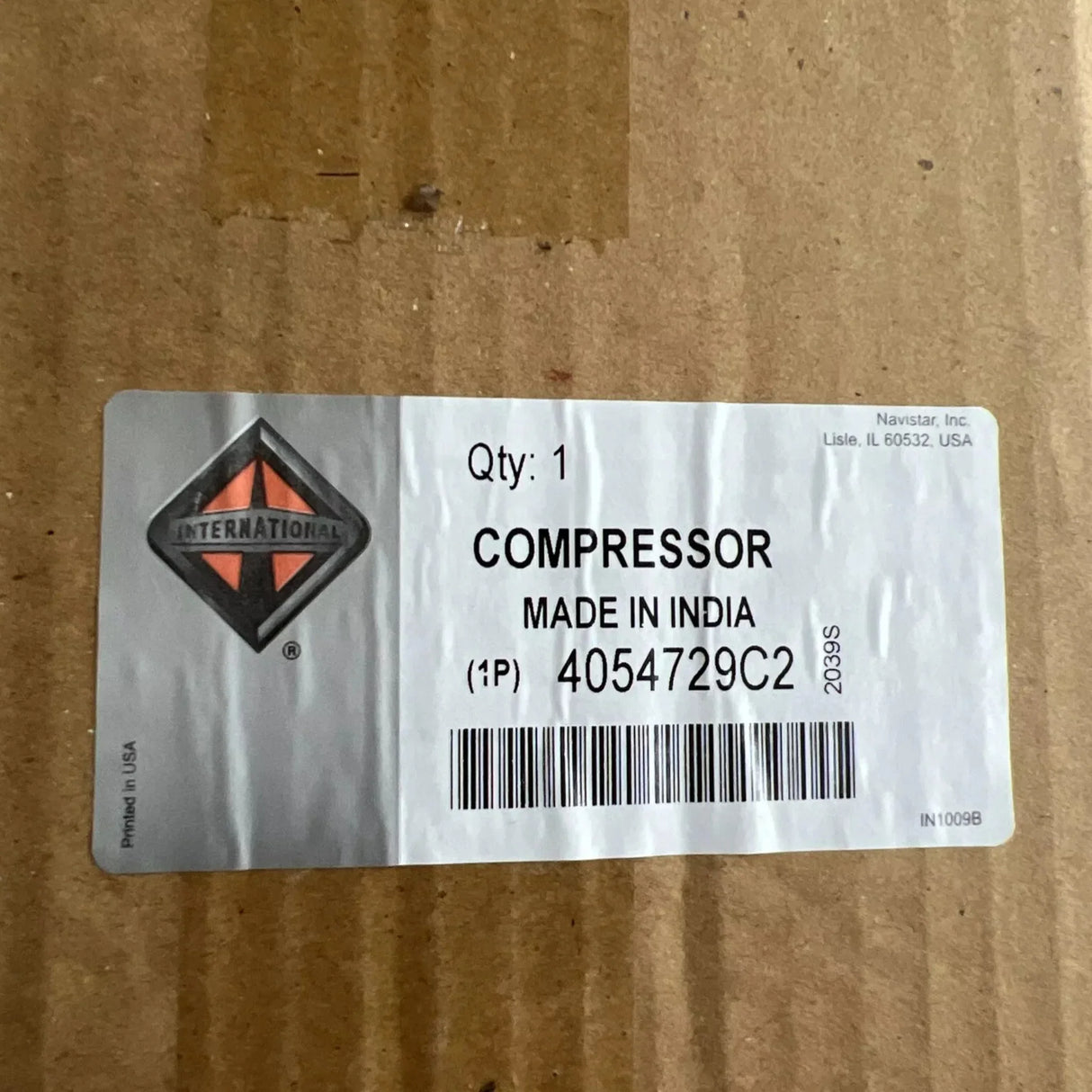 4054729C2 Genuine International A/C Compressor - Truck To Trailer