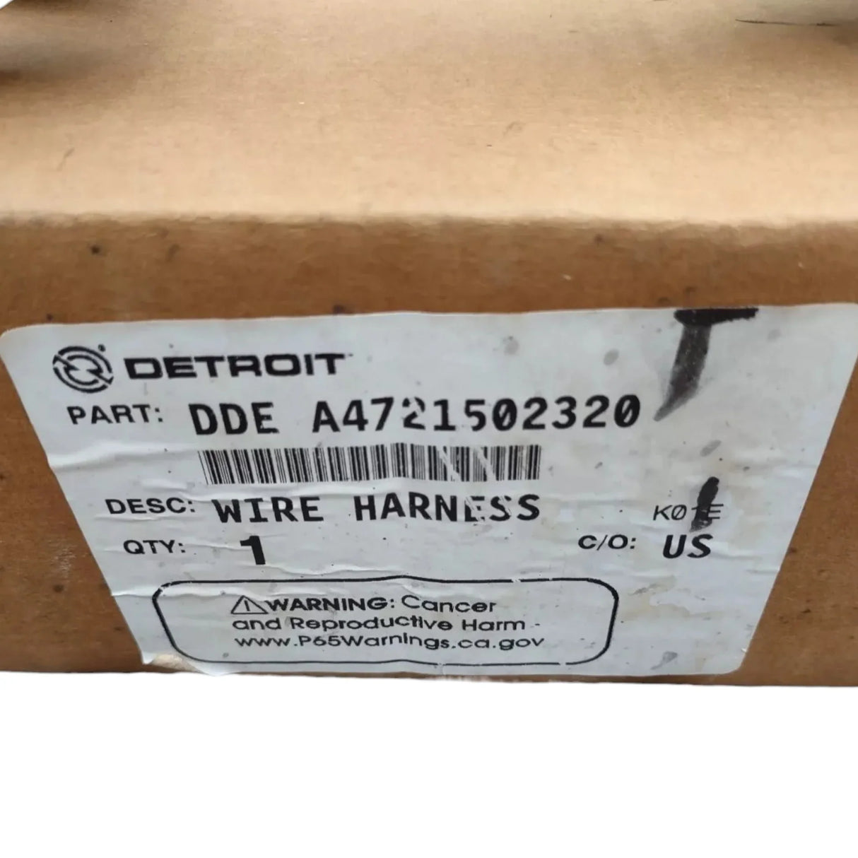 A4721502320 Genuine Detroit Diesel Aftertreatment Control Module Wiring Harness - Truck To Trailer
