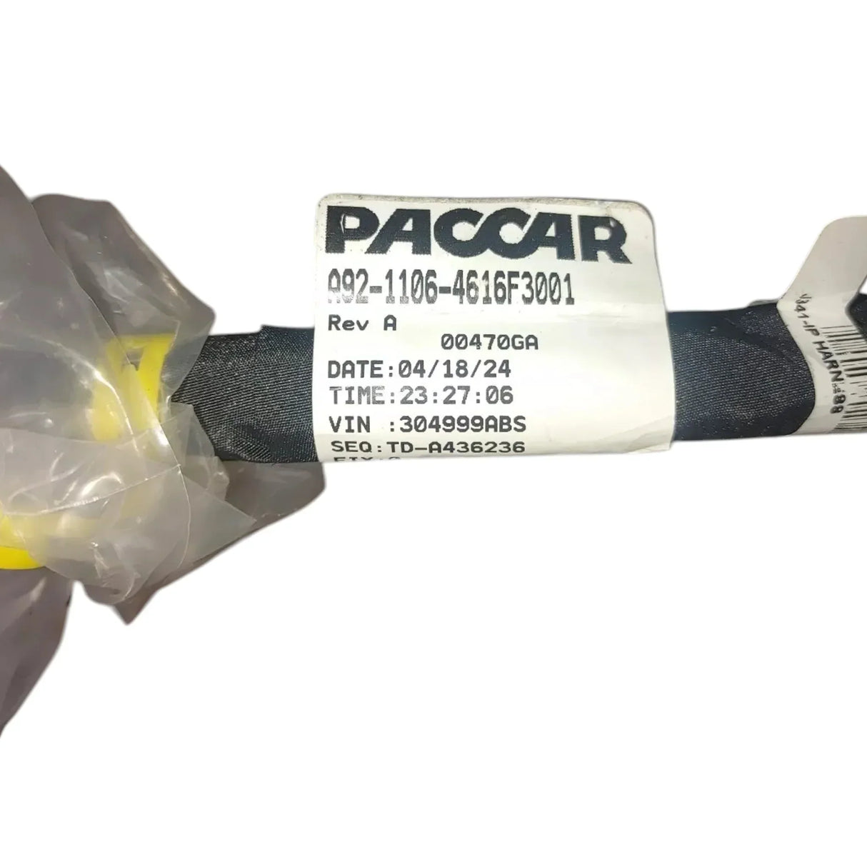A9211064616F3001 Genuine Paccar Wiring Harness - Truck To Trailer