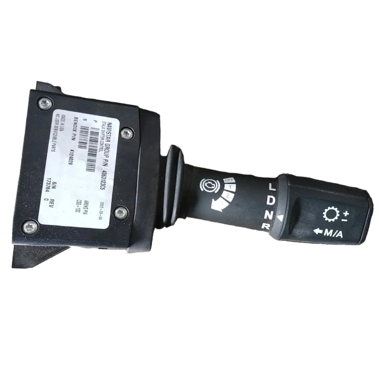 4063123C2 Genuine International Universal Stalk Shifter Used - Truck To Trailer