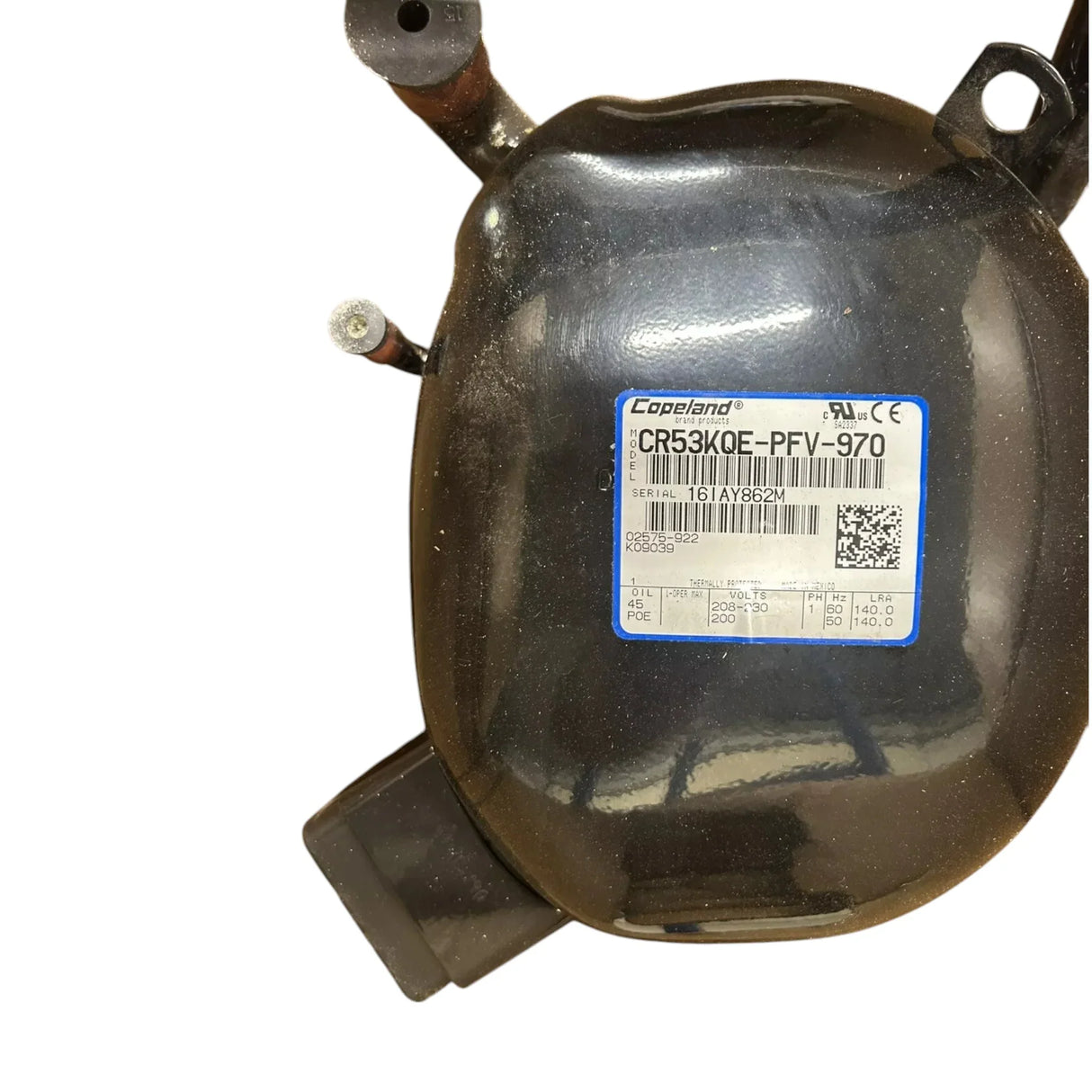 CR53KQE-PFV-970 Genuine Copeland Scroll Compressor 208/230 - Truck To Trailer