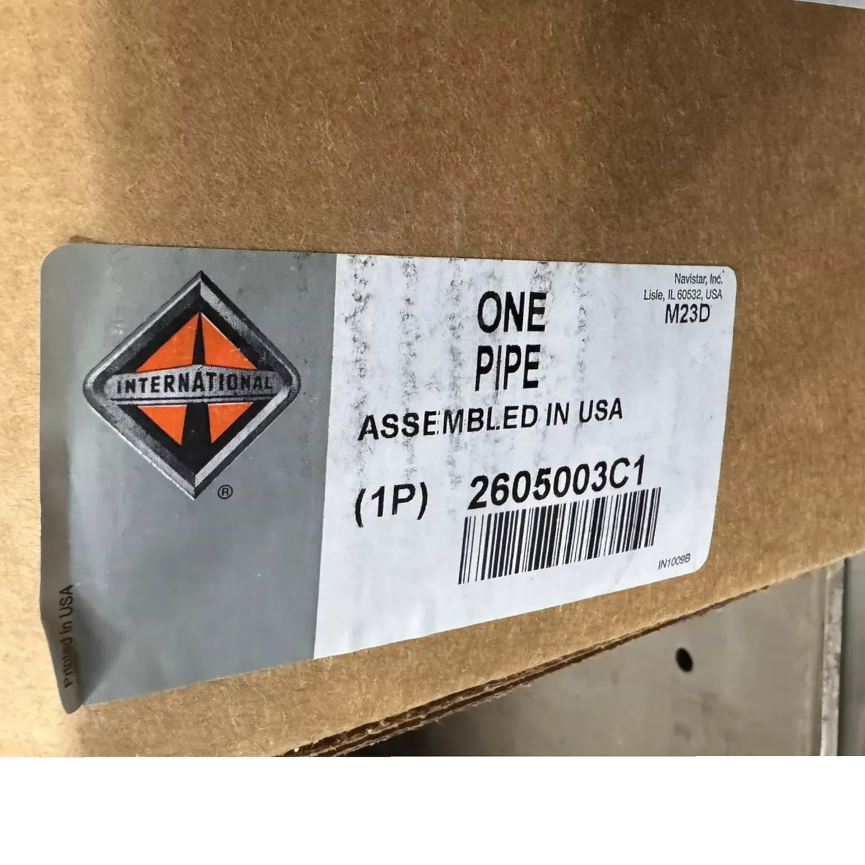 2605003C1 Genuine International Exhaust Pipe - Truck To Trailer