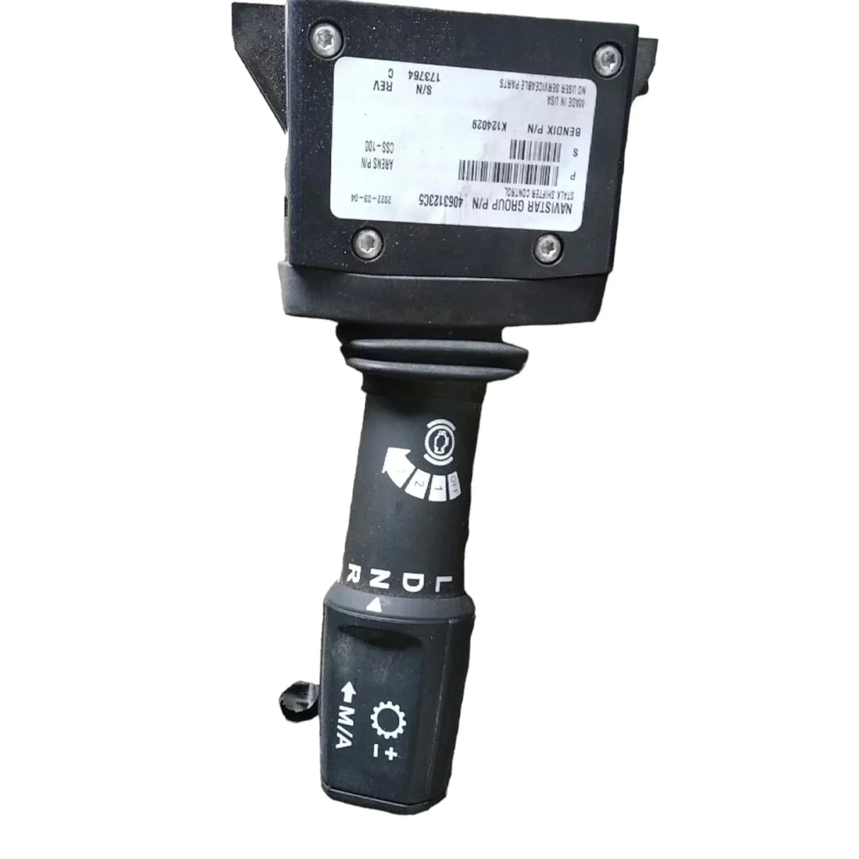 4063123C2 Genuine International Universal Stalk Shifter Used - Truck To Trailer