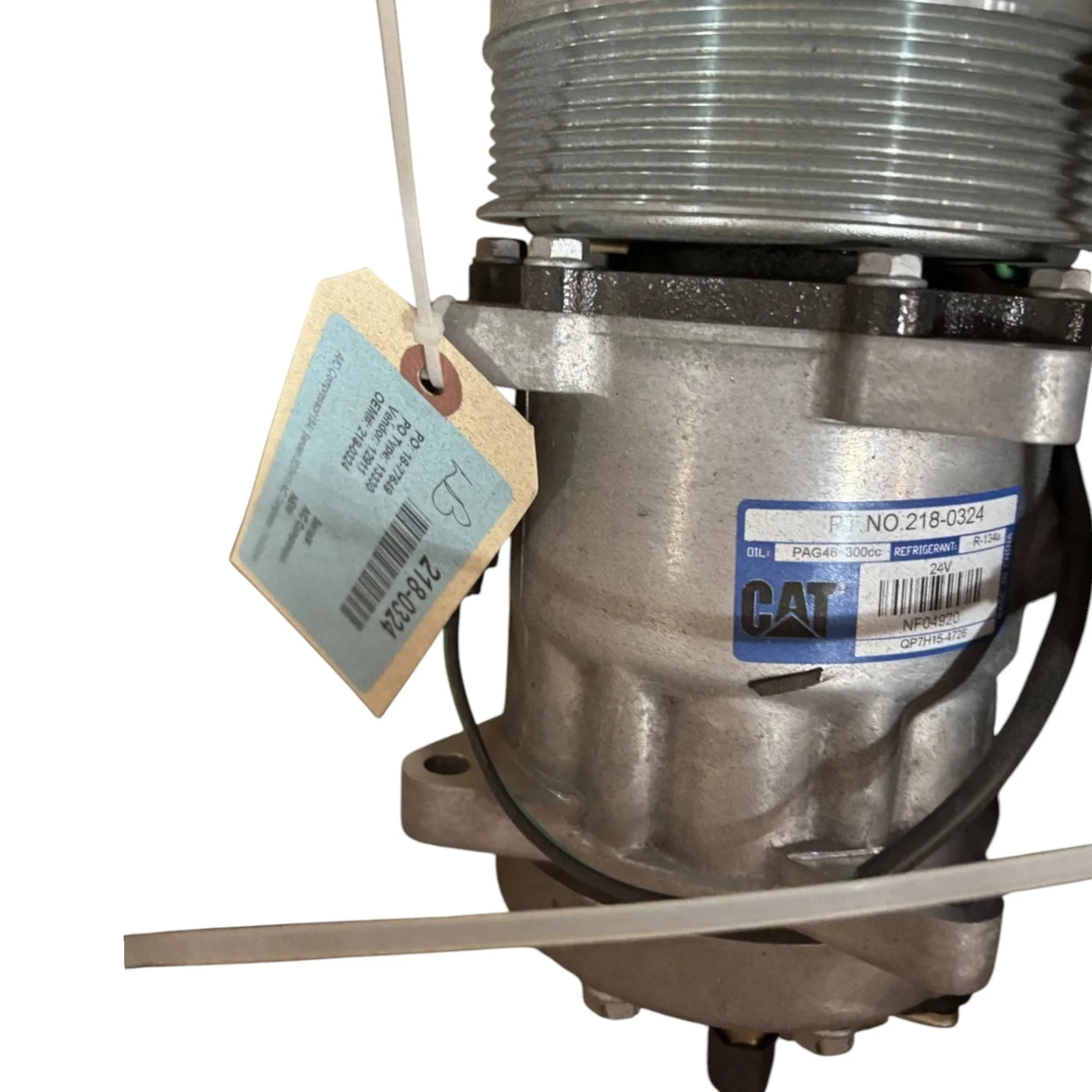 218-0324 Genuine CAT A/C Compressor 24V - Truck To Trailer