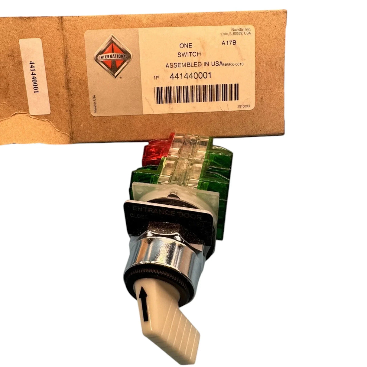 441441001 Genuine International 3 Position Door Control Switch - Truck To Trailer