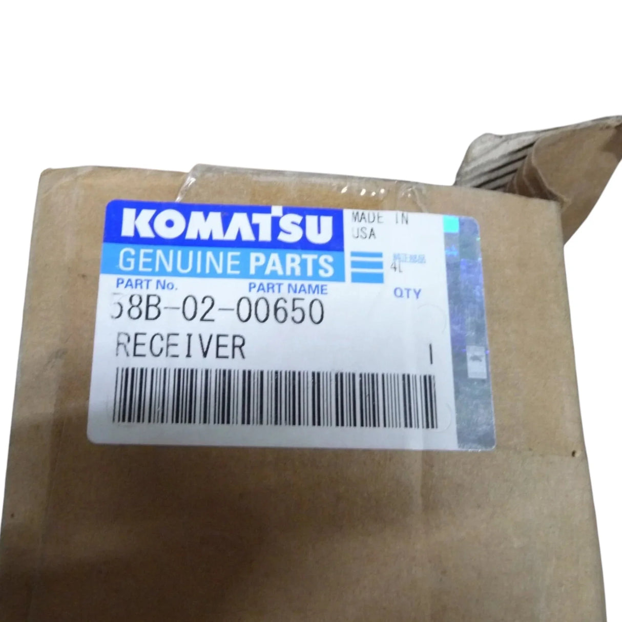 58B-02-00650 Genuine Komatsu Receiver - Truck To Trailer