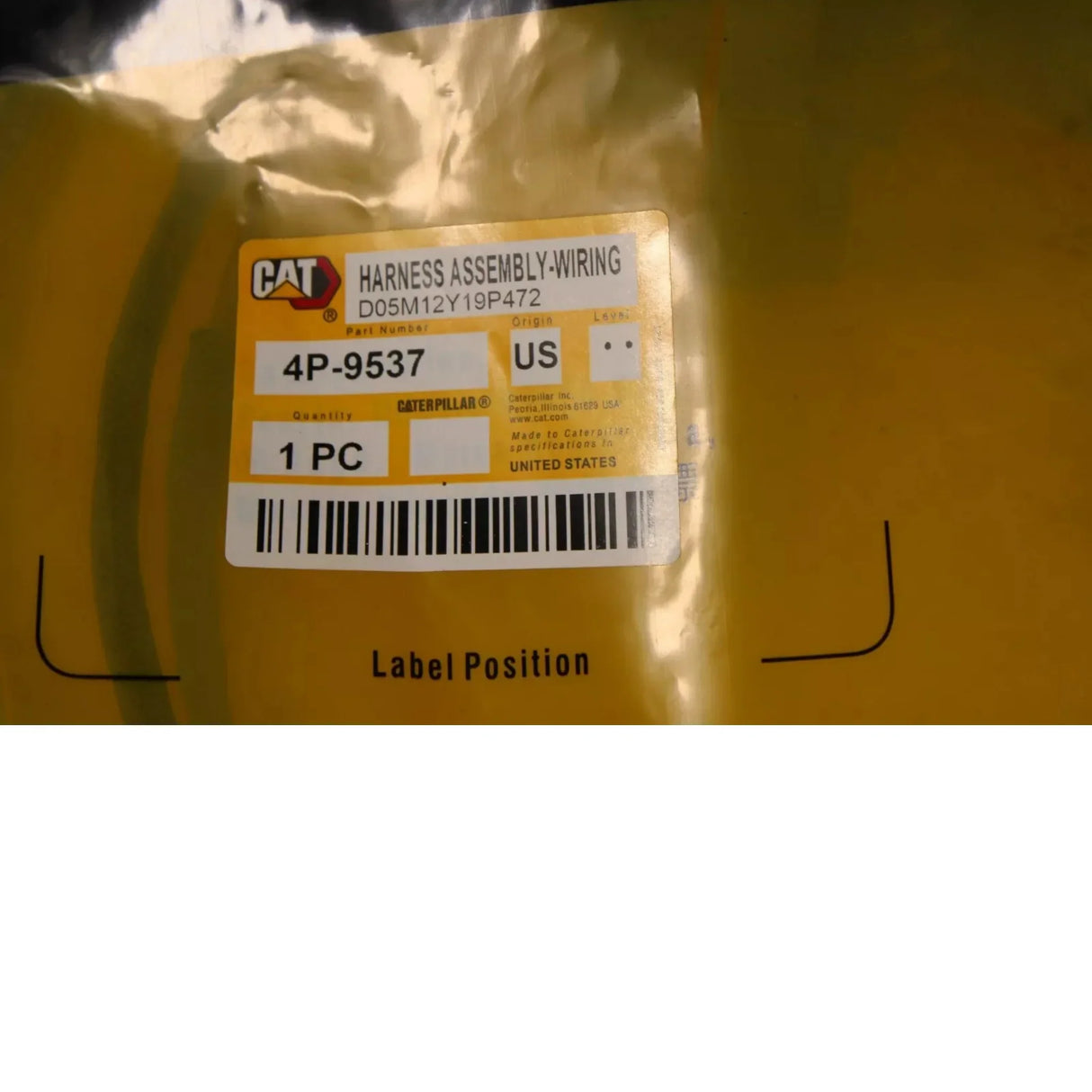 4P-9537 Genuine Cat Harness Assembly - Truck To Trailer