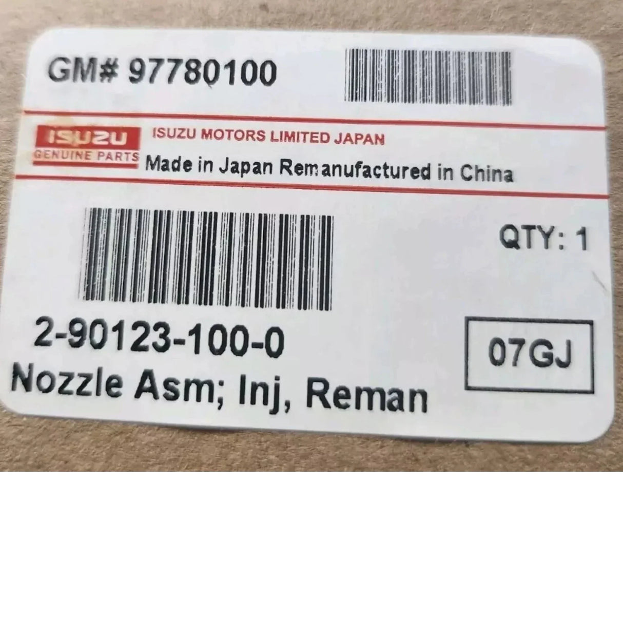 2-90123-100-0 Genuine Isuzu Fuel Injector - Truck To Trailer