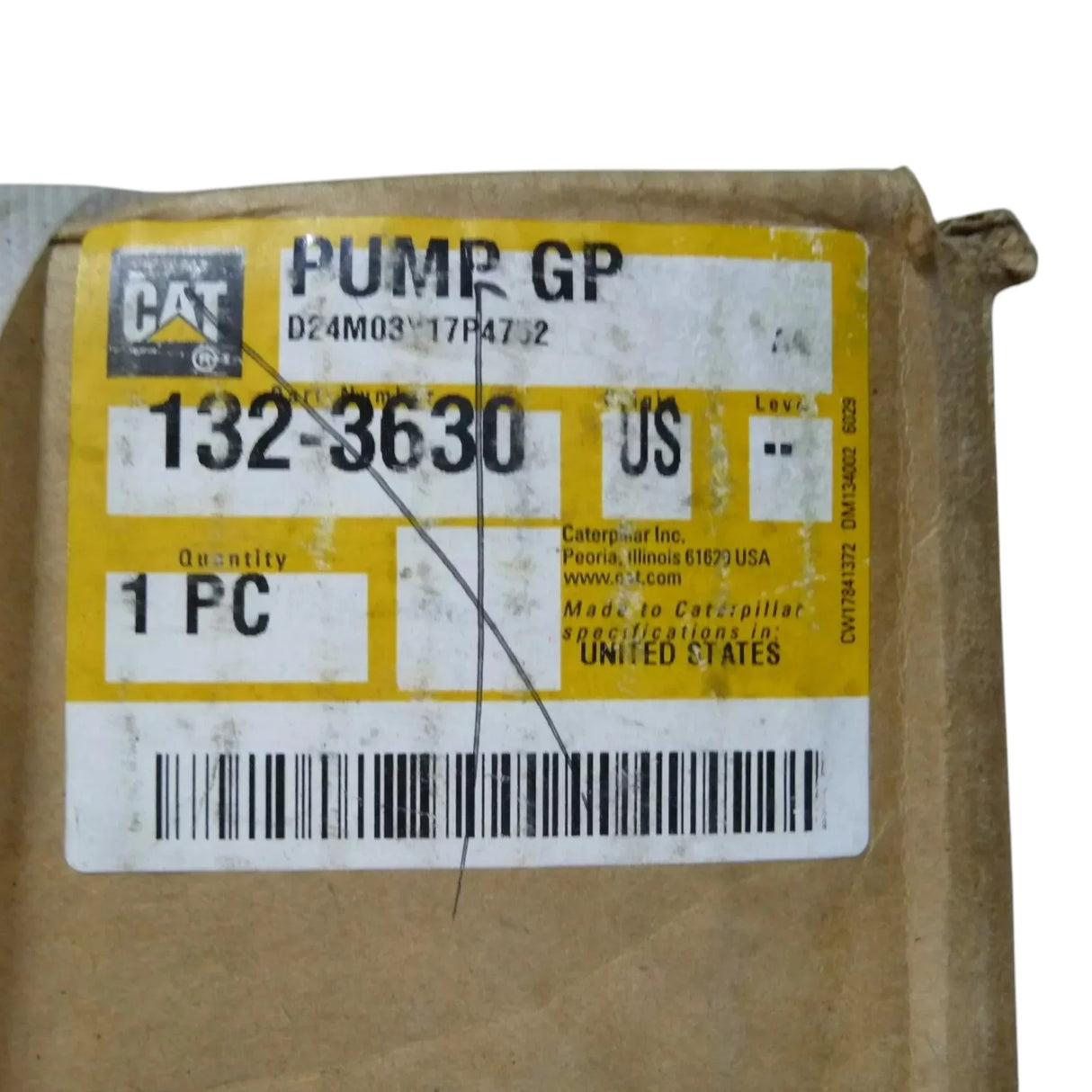 132-3630 CAT Pump GP - Truck To Trailer