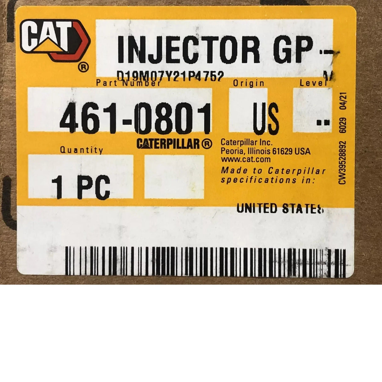 603-7364 CAT Unit Fuel Injector - Truck To Trailer