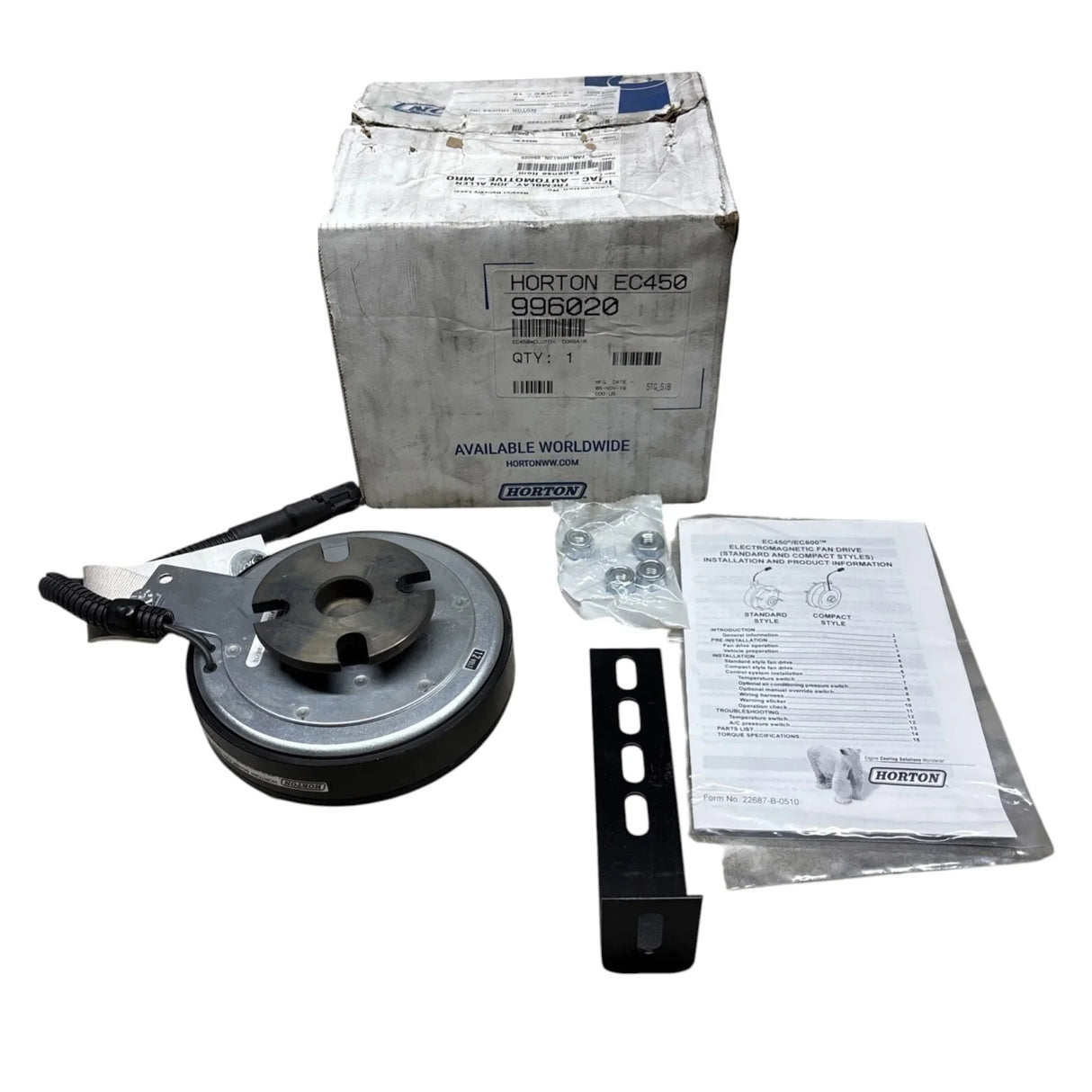 996020 Oem Horton Fan Clutch Ec450 Magnetic Electromagnetic Corsair - Truck To Trailer