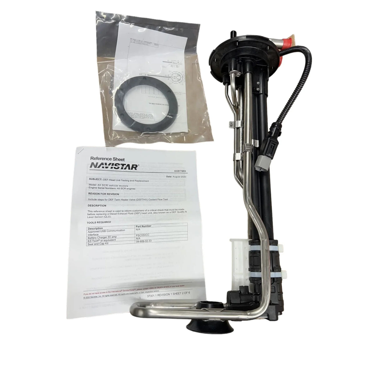 4091858C91 Genuine Navistar International 7 Gallon Def Tank Qls 1% Ssi Sensor Head Unit - Truck To Trailer