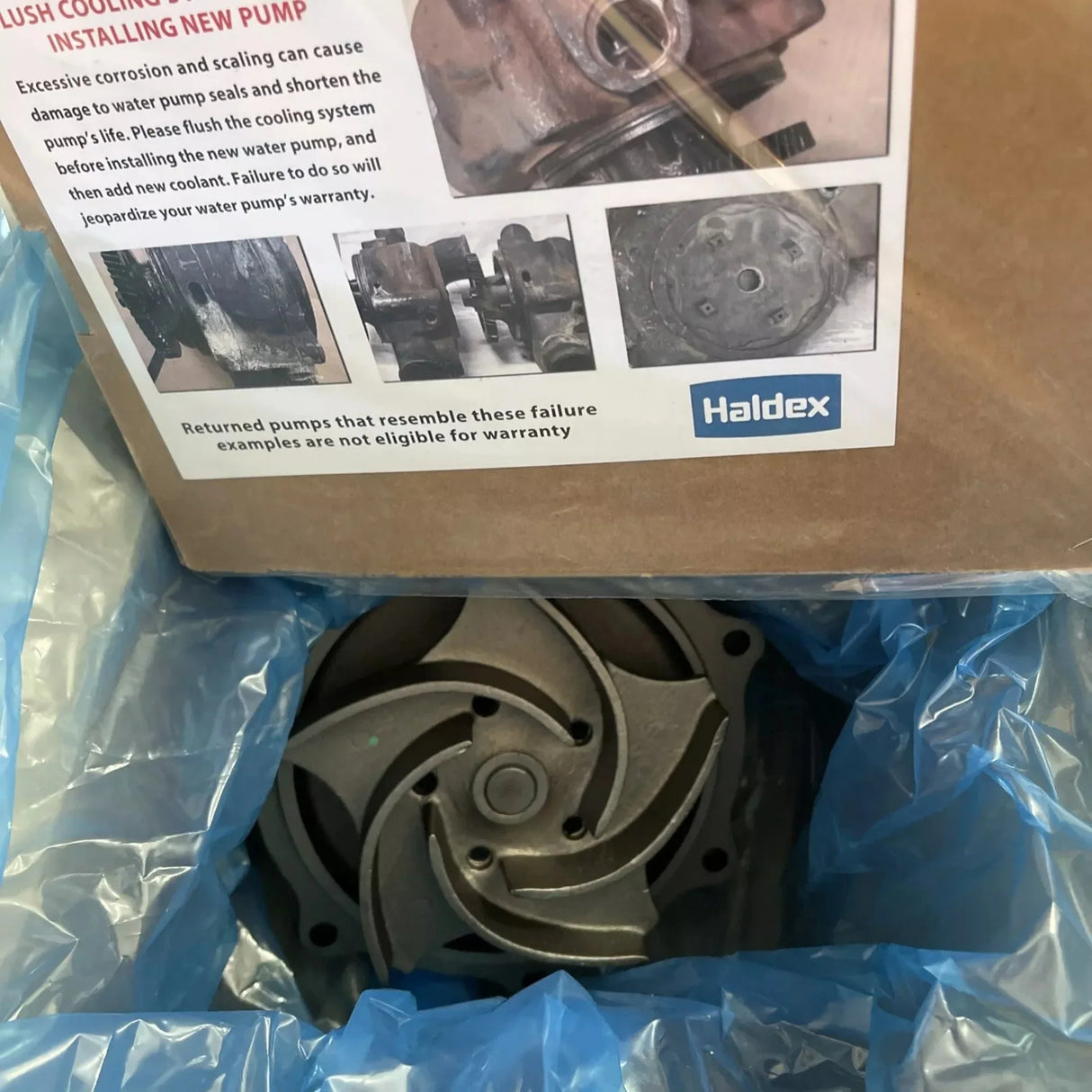 RW2009X Genuine Haldex Engine Water Pump - Truck To Trailer