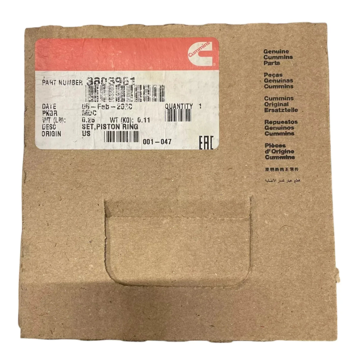 3803556 Genuine Cummins Engine Piston Kit - Truck To Trailer