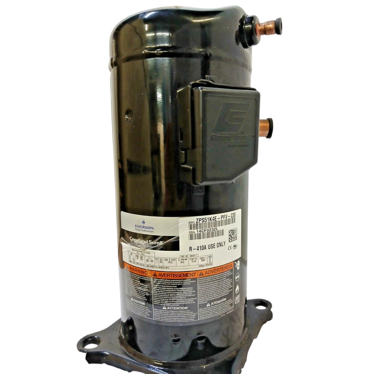 ZPS51K4EPFV230 Copeland Scroll Compresor