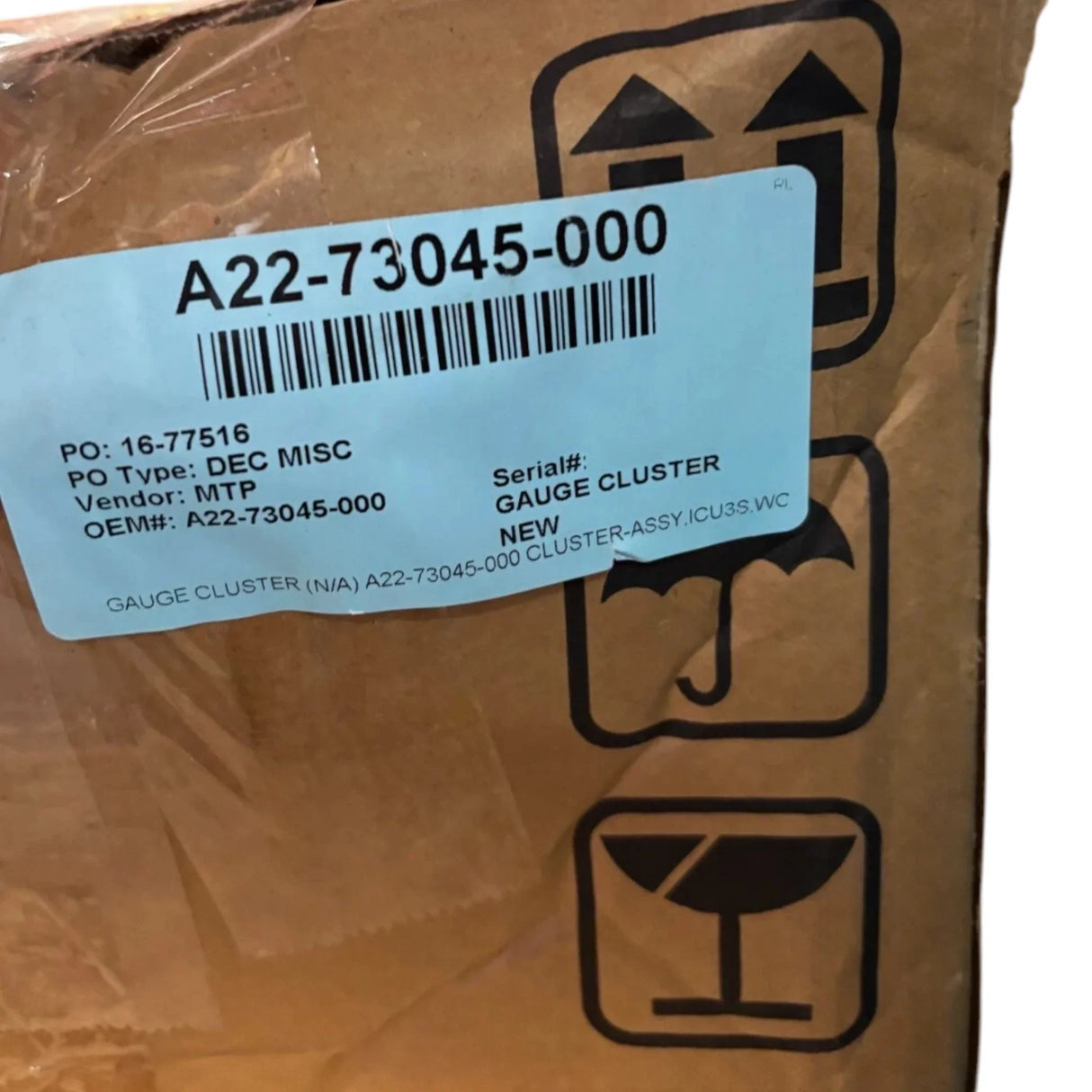 3319210070 Freightliner Instrument Dash Gauge Cluster - Truck To Trailer