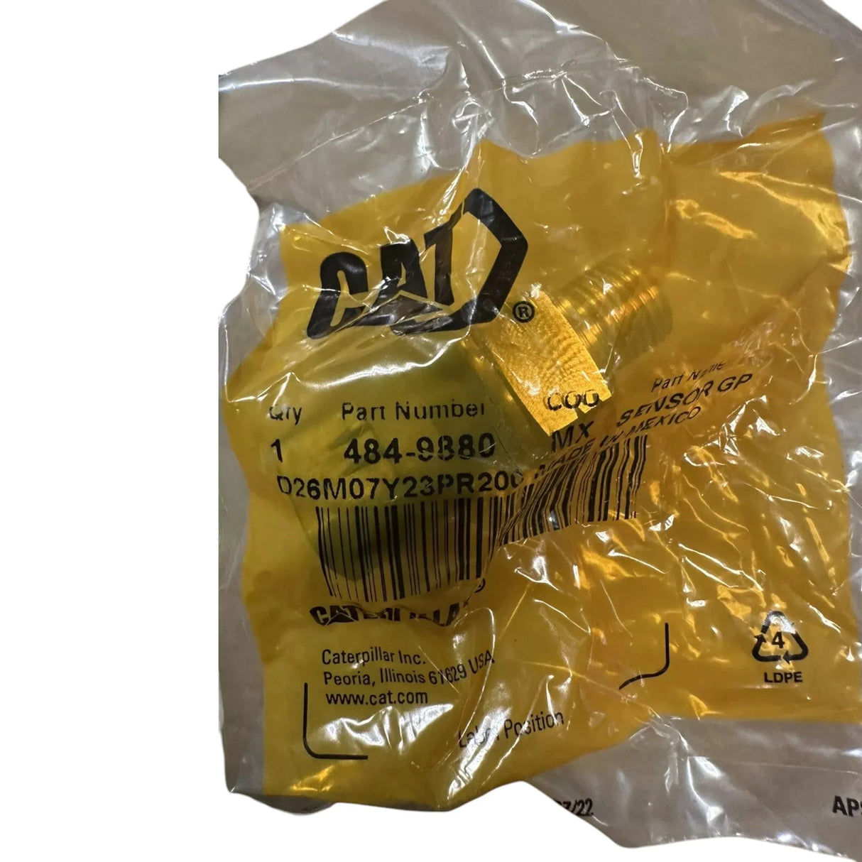 484-9880 CAT Active Pressure Sensor - Truck To Trailer