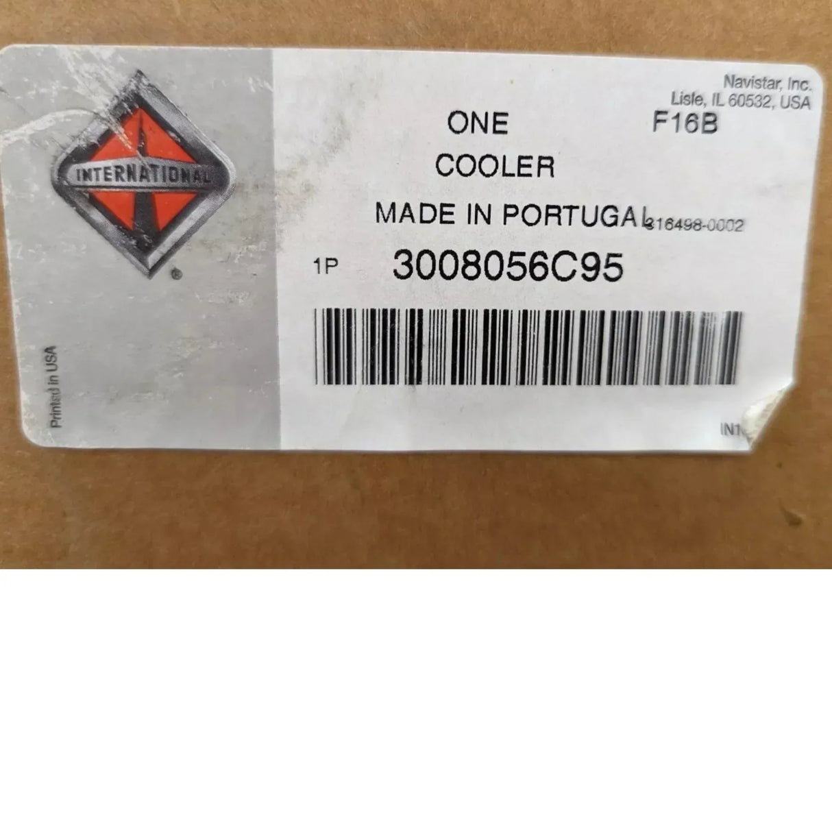 3008056C94 Genuine International EGR Exhaust Gas Recirculation Cooler - Truck To Trailer