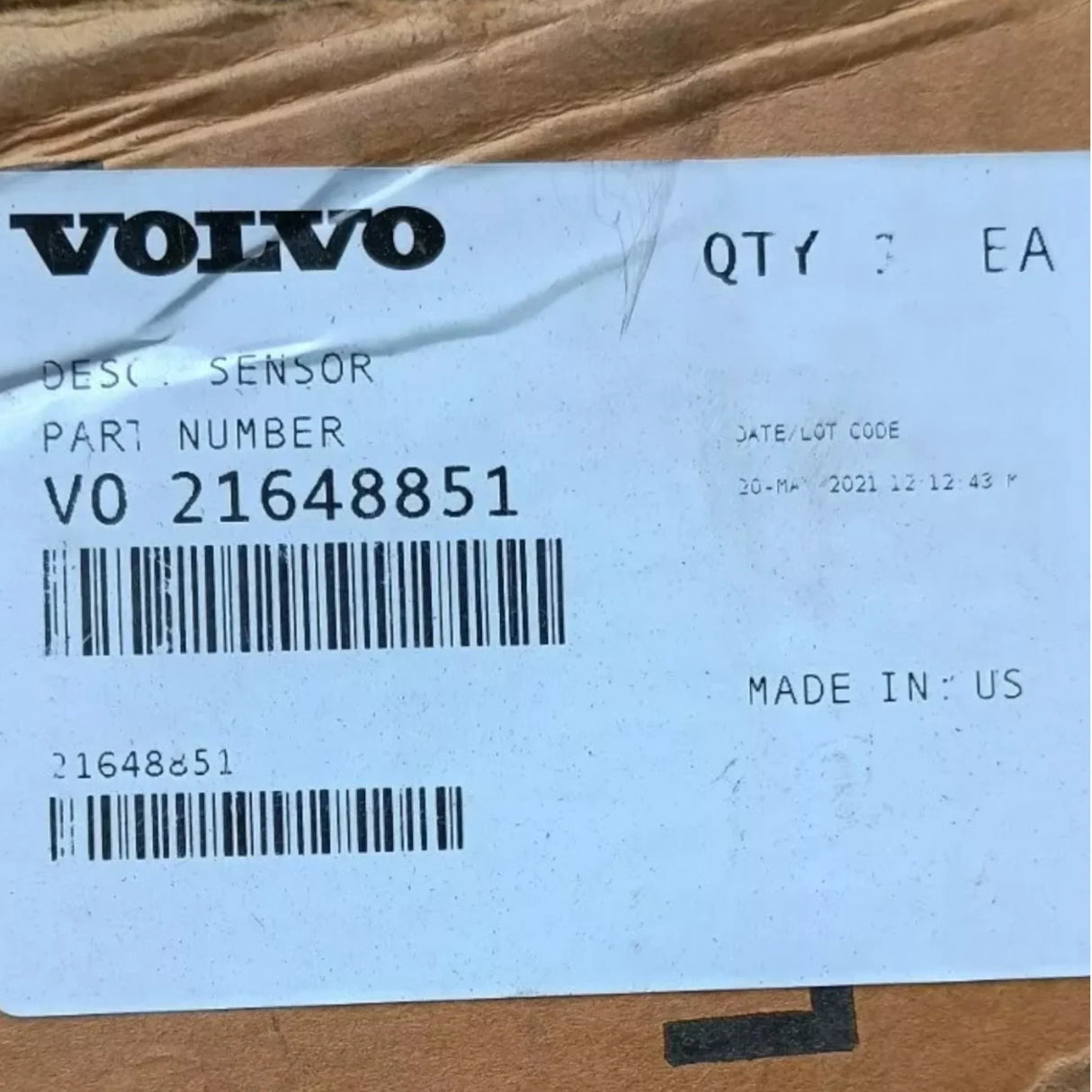 21648851 Genuine Volvo DEF Level Sensor - Truck To Trailer
